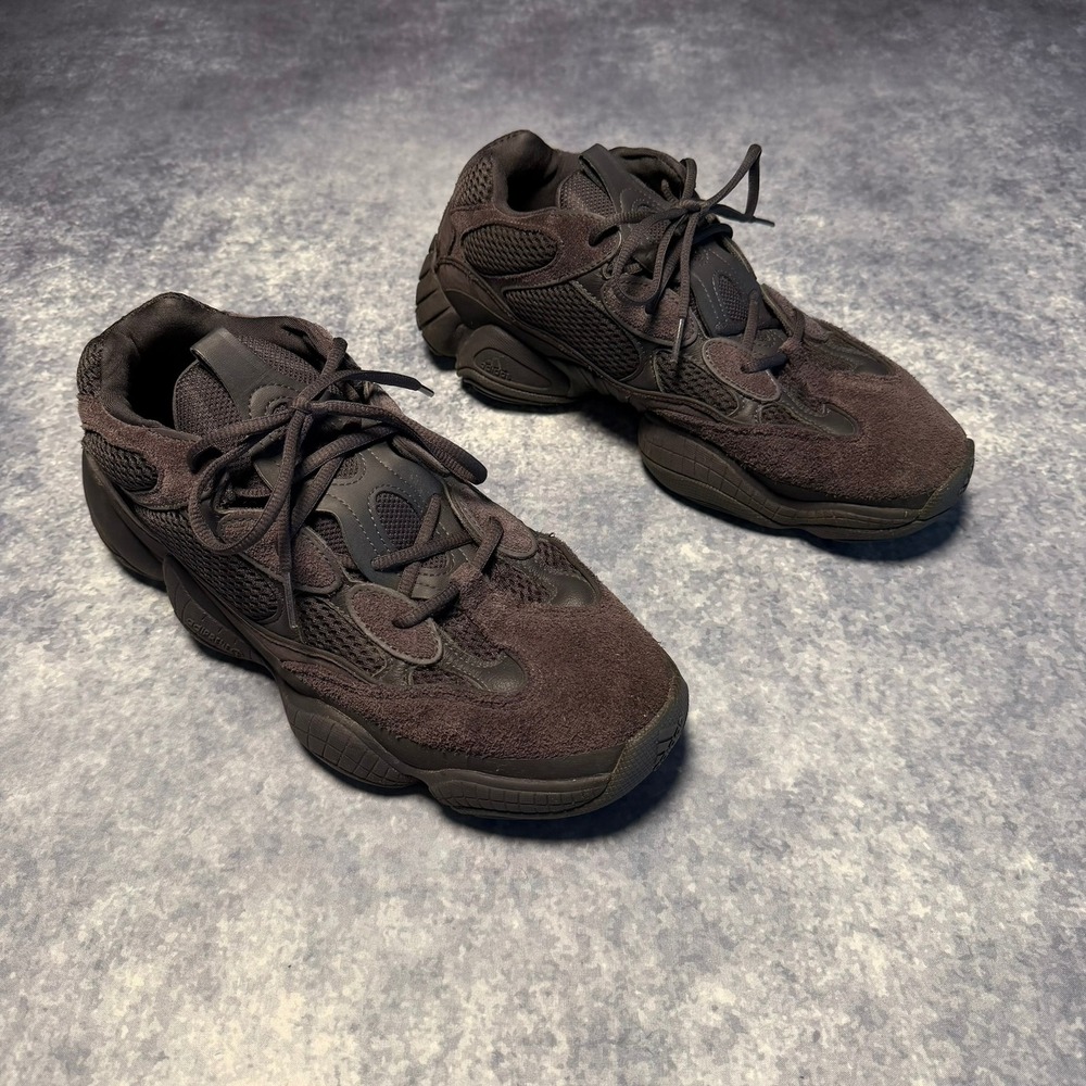 Adidas Yeezy 500‎ Utility Black Mens Sneakers F36640 Size 11.5 Low Top Shoes